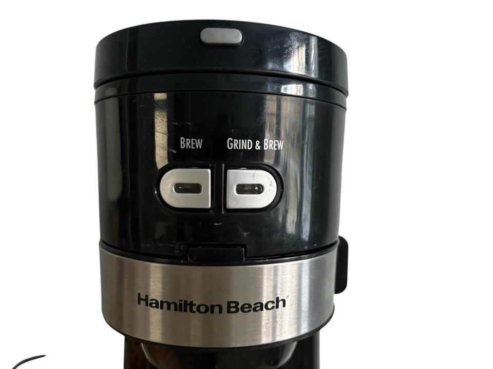 Hamilton Beach Grind & Brew Single Serve Coffee Maker Black Tested Works Great! - Image 2 of 4