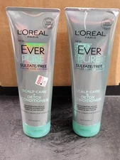 Loreal Ever Pure Scalp Care + Detox conditioner 2 pack - label damage wrinkling