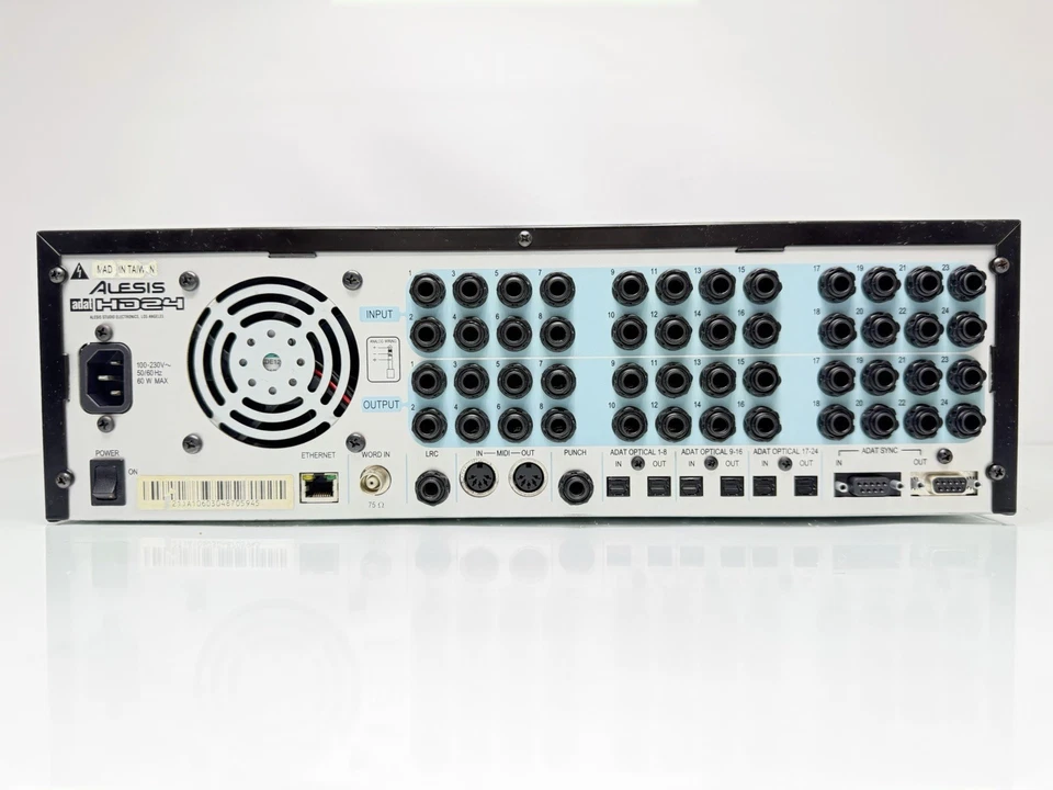 Alesis Adat HD24 24-Bit Hard Disk Recorder, w/ One 40GB Hard Drives - Image 3 of 4