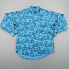 Vintage Levis Sutter Creek Shirt Mens Small Button Up Forest AOP All Over Print