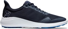 FootJoy Men's FJ Flex Previous Season Style Golf Shoe, Navy/White/Blue, 7