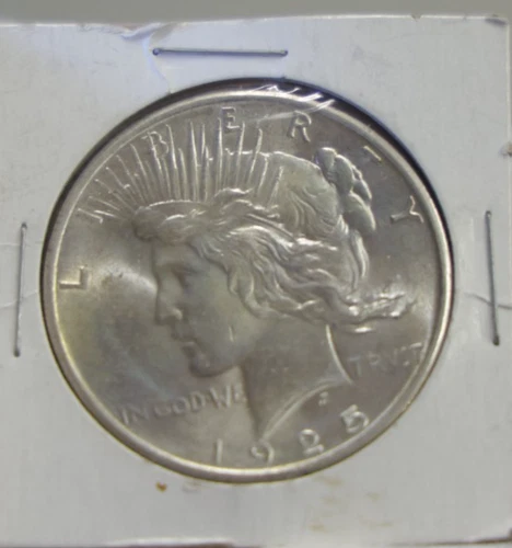 1925 US Peace Silver Dollar $1 Unc
