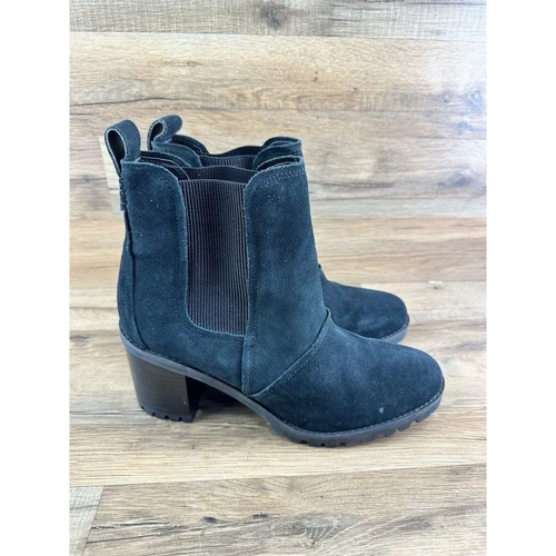 Stivaletti Chelsea UGG donna taglia 10Hazel impermeabili neri leggermente usati