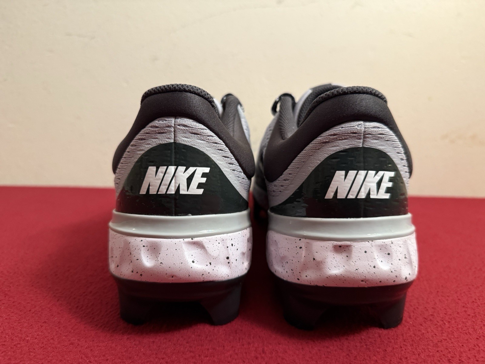 Nike Alpha Huarache Elite 4 MCS Low Baseball Cleats Grey FD6221-002 Size 10.5 thumbnail 4