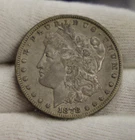 1878 CC US Morgan Silver Dollar $1 XF (Cleaned,Retoned)