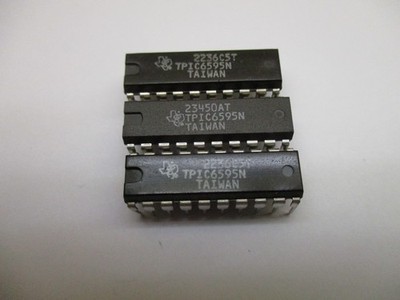 3 Stück TPIC6595 Power Logic 8-bit Shift Register
