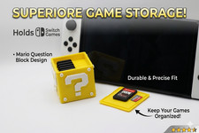 Nintendo Switch SD Card Game Case - Mario Question Block - Holds 6 Games