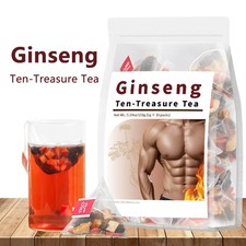 Ginseng Ten Treasure Tea Enhanced Performance Kidney Health For Men And Women