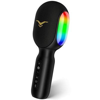 Wireless Bluetooth Karaoke Microphone, 5-in-1 Portable Handheld Mic Speaker w...