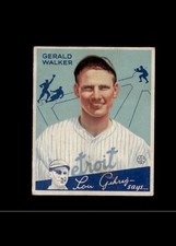 1934 Goudey Gerald "Gee" Walker, #26 Detroit Tigers R320 VG