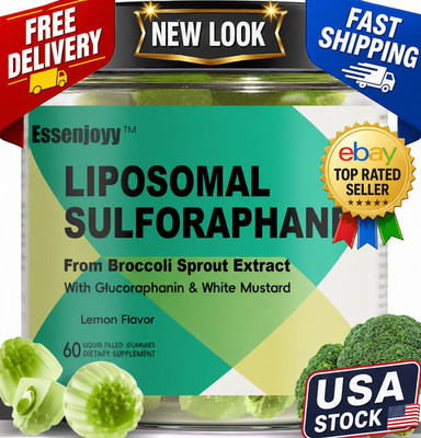 Sulforaphane Supplement Gummies   Vegan Broccoli Sprout Extract with Free Shippi