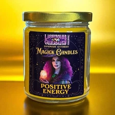 Wiccan Magic Spell Candle for Positive Energy !  Happiness and Goodness Magic!