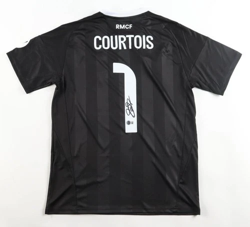 Thibaut Courtois Signed Real Madrid Adidas Authentic Soccer Jersey (Beckett)