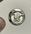 1942 P Mercury Dime BU Brilliant Uncirculated 90% Silver 10c Full Bands Coin!