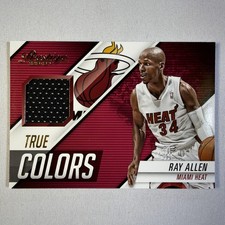 2015-16 Panini Prestige Ray Allen True Colors Game-Worn Materials Card #TC-RA