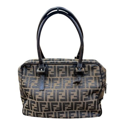 FENDI Handbag Zucca Nylon Canvas Multicolor Size Width 11.8 inches Women 99