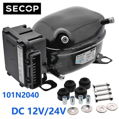 DC 12V/24V BD1.4F Micro Compressor + SECOP 101N2040 Driver Electronic Controller