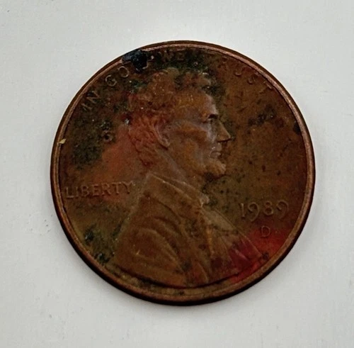 1989-D Lincoln Memorial Cent — photo from another recent sale
