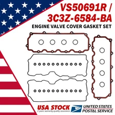 Valve Cover Gasket Set For Ford F250 F350 F450 6.0L Powerstroke Diesel 2003-10