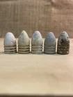 Five Dug Relic Civil War Dropped Three Ring Bullets From Kennesaw Mountain Ga