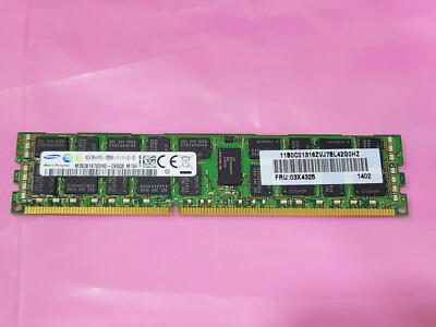 Samsung 8GB 2Rx4 PC3-12800R DDR3 1600 MHz ECC REG RDIMM Memory RAM 03X4325