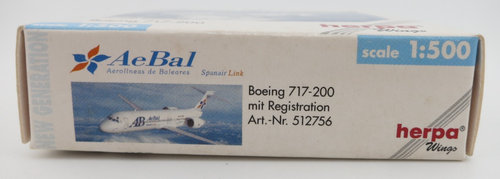 Herpa AeBal Boeing 717-200 Model - 1:500 - 512756 - Picture 10 of 14