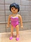Playmobil character woman dancer beach dress film 69 for custom rare vintage