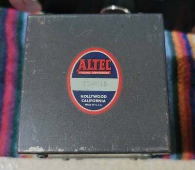 Vintage Altec Lansing TL-215 Hollywood California Transformer JBL