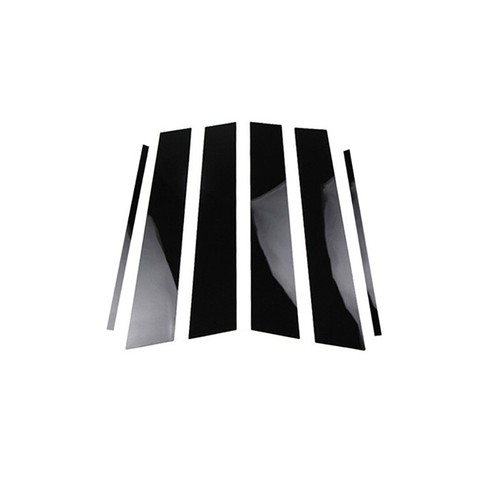 For VW Golf MK6(5K)2009-2012 Pillar Post Window Door Decal Trim Cover Black - Picture 13 of 13