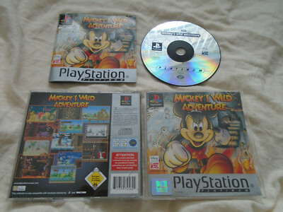 Mickey's Wild Adventure PS1 (KOMPLETT) Maus Sony PlayStation Platin Disney