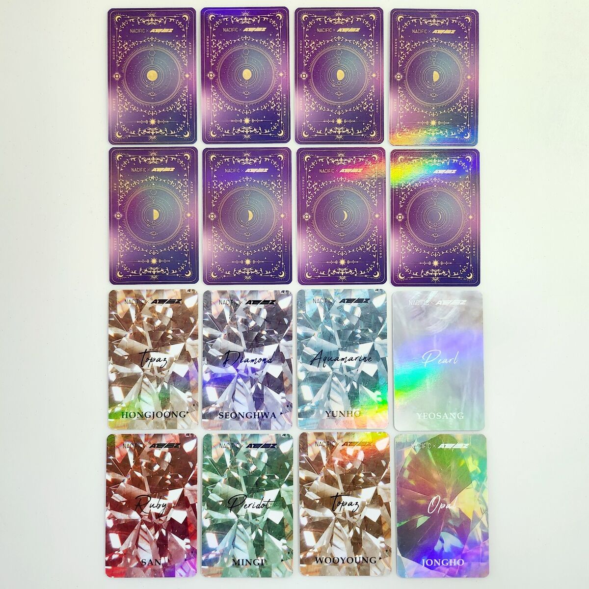 ATEEZ × NACIFIC MY UNIVERSE Official Photo card Member Set ATEEZ × NACIFIC MY UNIVERSE Official Photo card Member Set