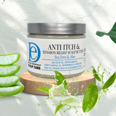 DESIGN Anti-Itch & Tension Relief Scalp Butter (Tea Tree & Aloe) (5 oz)
