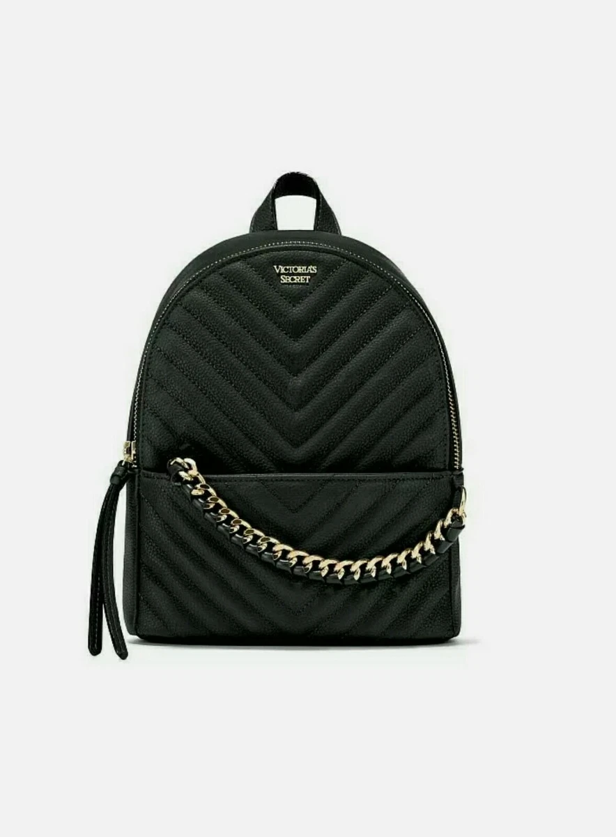 Victoria s Secret Pebbled V Quilt Small City Backpack Brand New