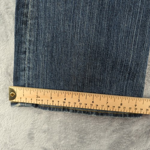 Y2K Jeans Sz 29 (30x31) 575 Bootcut Distressed Destroyed Grunge Los Angeles USA - Picture 15 of 19