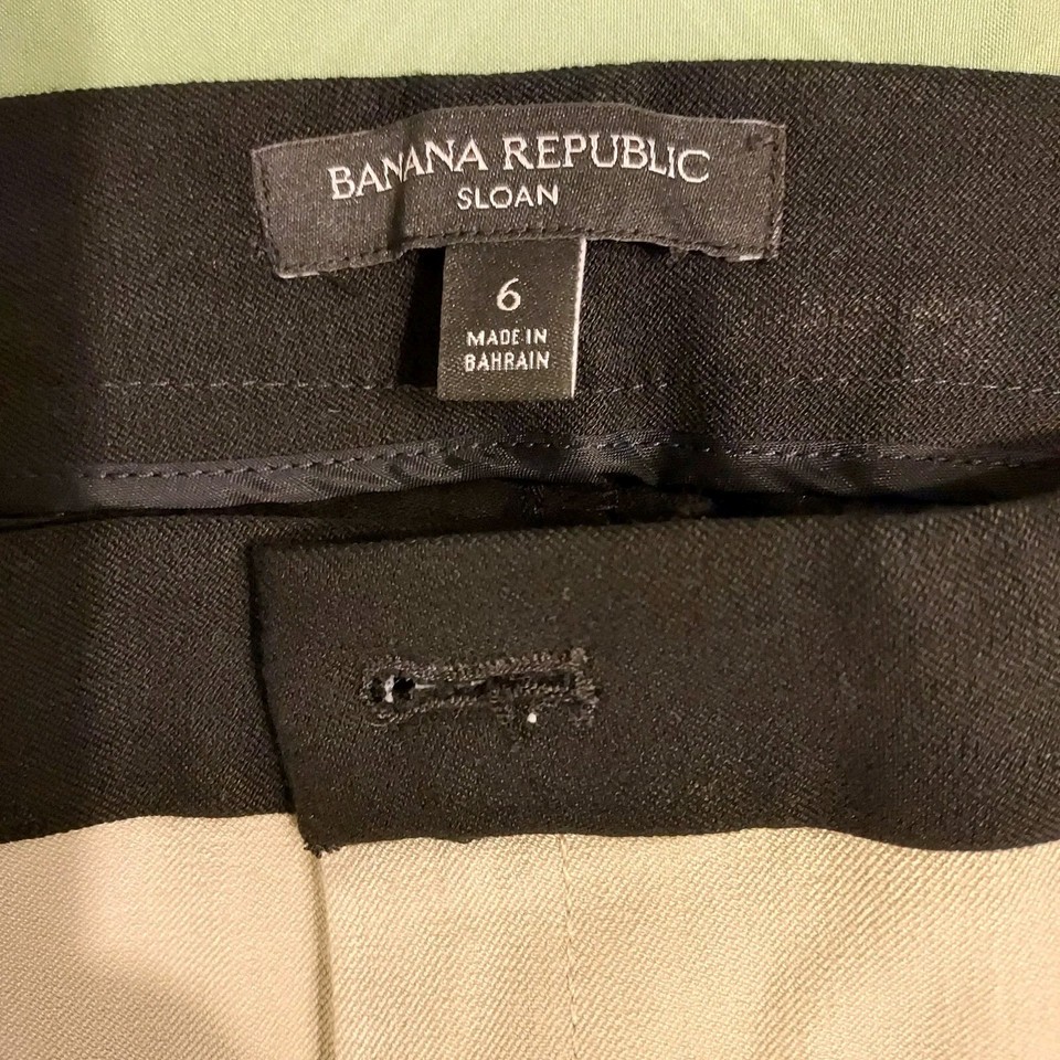 2 Pair Tan Skinny Pants Banana Republic Sz 6 eBay