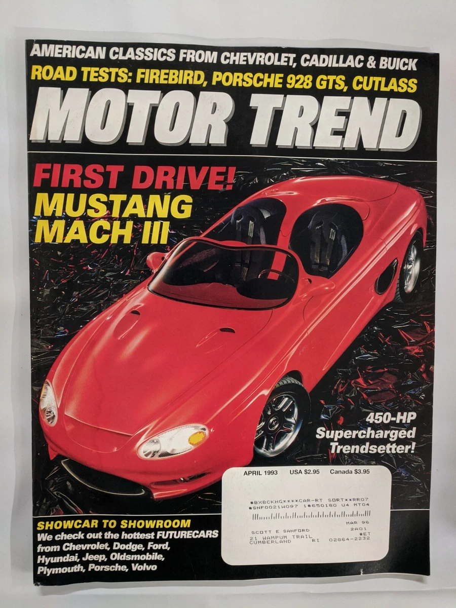 Motor trend sale mustang mach e