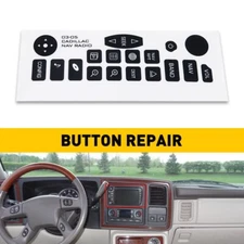 For 2003-2006 CADILLAC NAVIGATION RADIO BUTTON REPAIR DECAL STICKERS REPLACEMENT