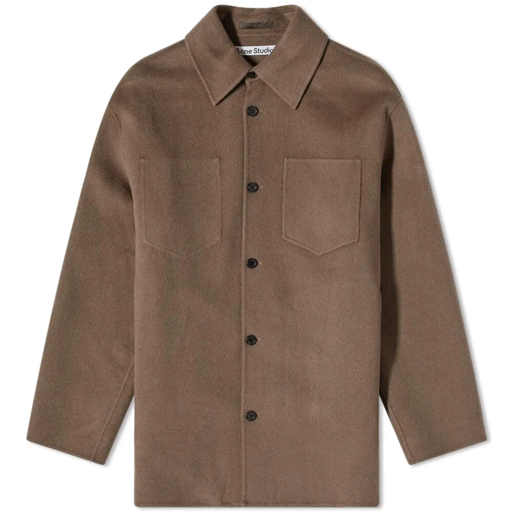 GIACCA DOPPIA ACNE STUDIOS DOMEN Marrone