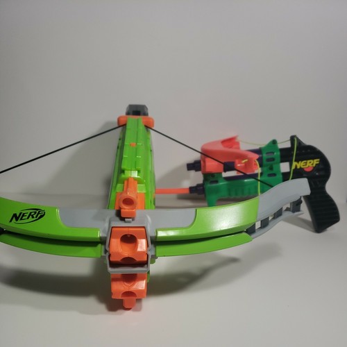 Nerf N-Strike Elite Crossbow Bundle Lot of 2 Nerf Gun Crossbows Small and Large - Picture 7 of 8