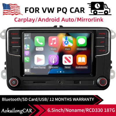 6.5'' RCD330 Plus RCD330 187G Car radio Stereo CarPlay Android Auto For VW Jetta