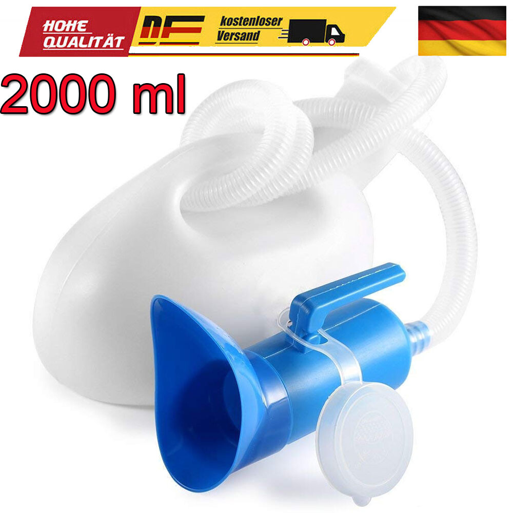 Urinflasche für Frauen und Männer Urinflaschen Unterwegs mit Schlauch 160 cm