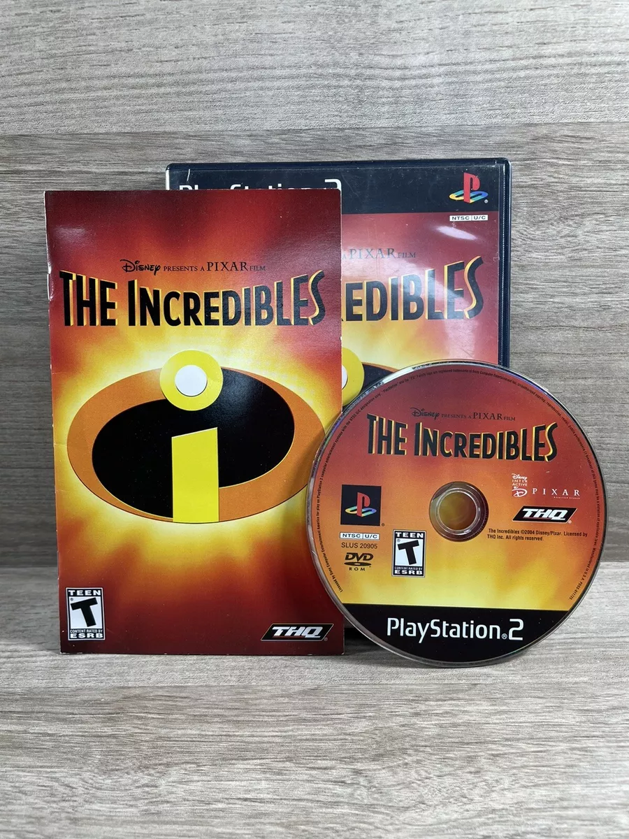 Disney Incredibles Sony PlayStation 2 2004 PS2 Game Tested