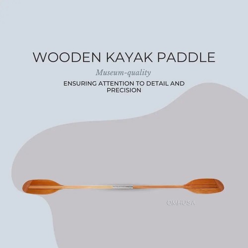 One Of A Kind Wooden Paddle For boats, kayaks and canoes 47.2 Inch Long - Picture 14 of 14