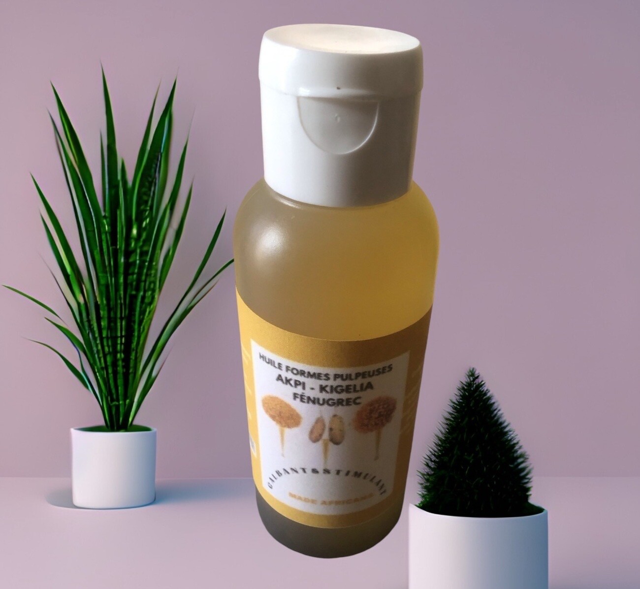 Huile forme pulpeuse spéciale grossir volume fessiers seins