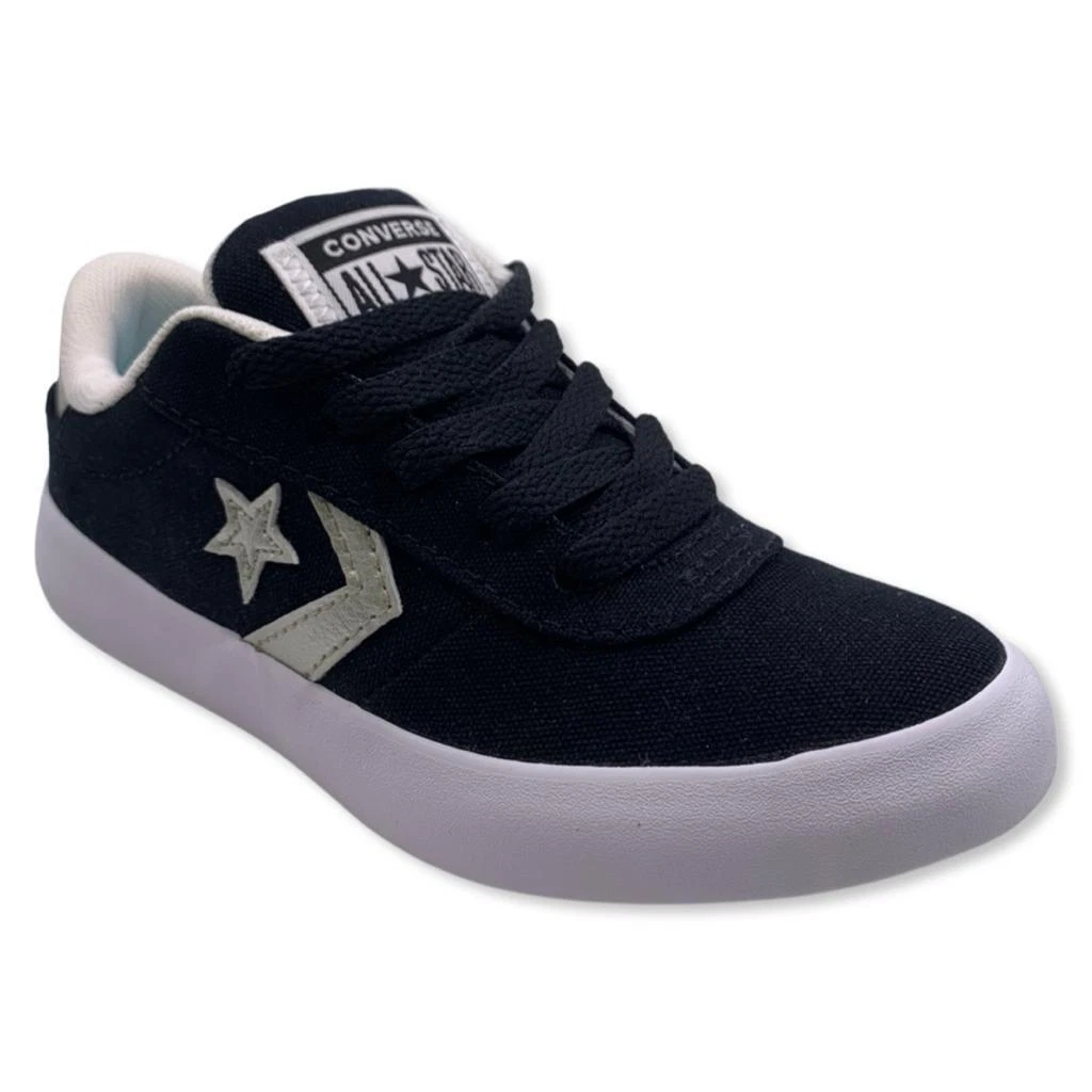 Converse point star best sale black