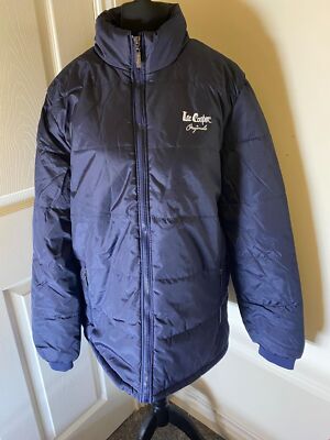 Lee Cooper Original Damen Navy Blue Padded Puffer Jacker Gr. XXL