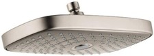   Hansgrohe 27387821 2-Spray 11.8 in. Fixed Rain Shower Head in Brushed Nickel