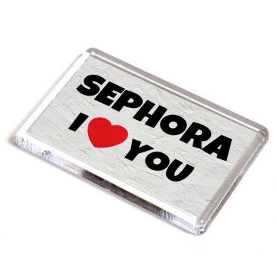 KÜHLSCHRANKMAGNET - Sephora - I Love You - Namensgeschenk