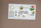 Used Ticket - 2004 AFCON Cup - Tunisia v Rwanda 24.1.2004 - Match 1