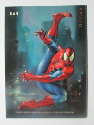 1996 MARVEL MASTERPIECES - DOUBLE IMPACT CARD ( 5 OF 6 ) STORM